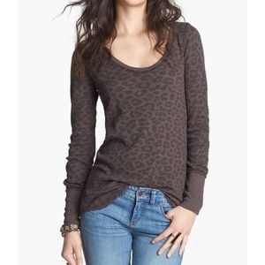 Free People Leopard Thermal